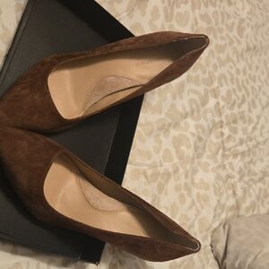 Banana Republic Brown Suede Heels